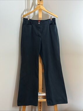 Olsen Europe Mona Wide-Leg Stretch Twill Trousers